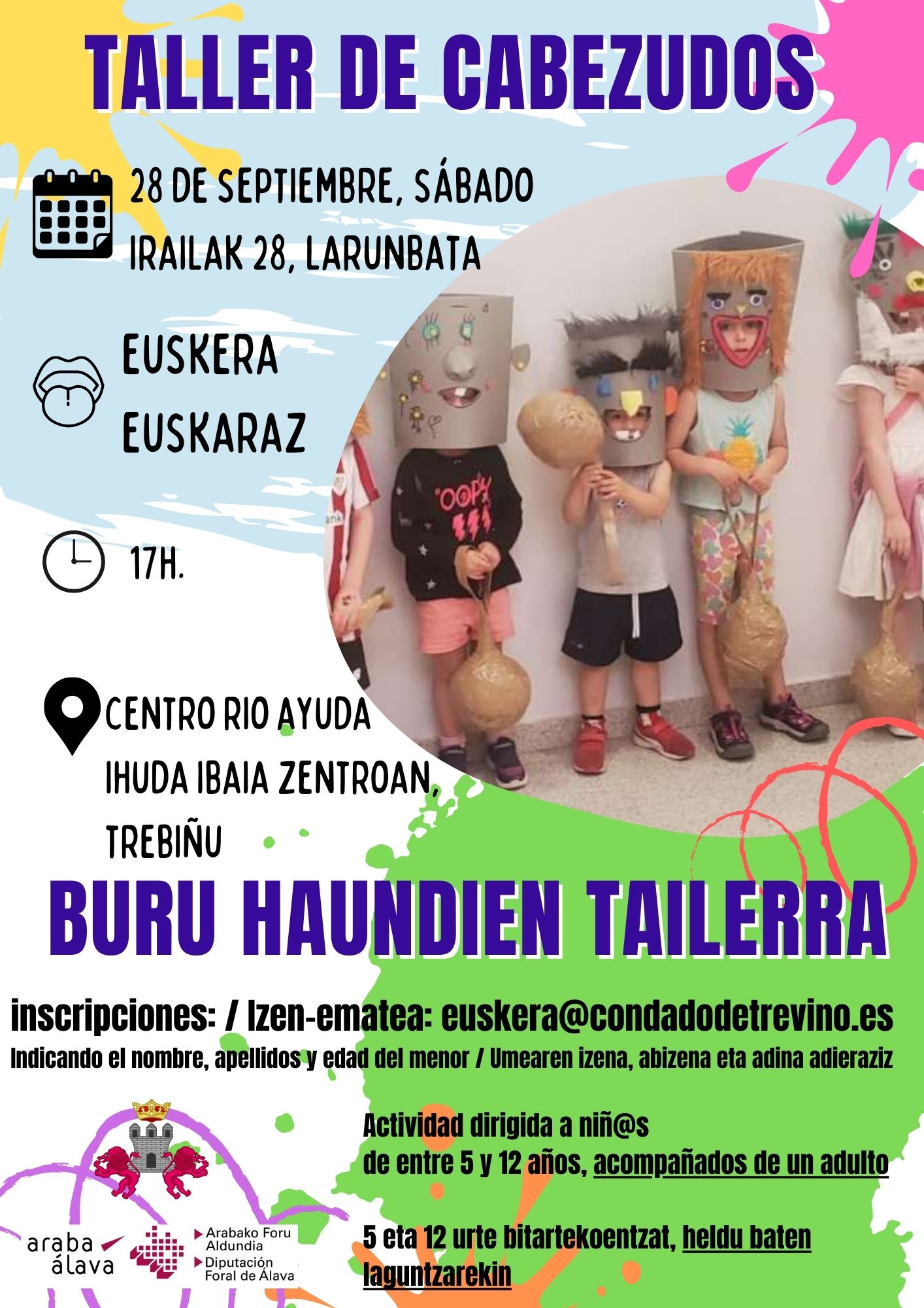 Taller de cabezudos / Buruhaundien tailerra