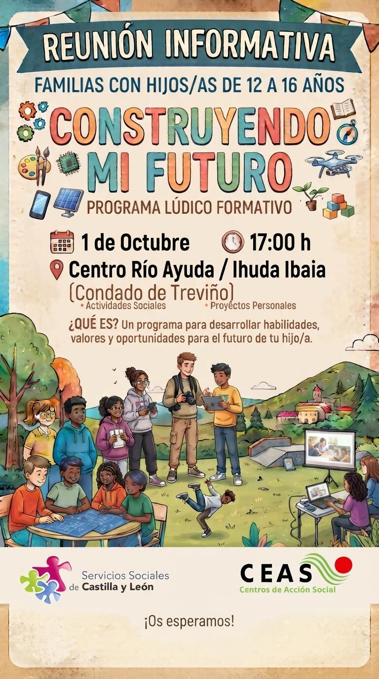 Reunión informativa - Proyecto "Construyendo mi futuro" / "Nire etorkizuna eraikitzen" proiektuari buruzko bilera informatiboa