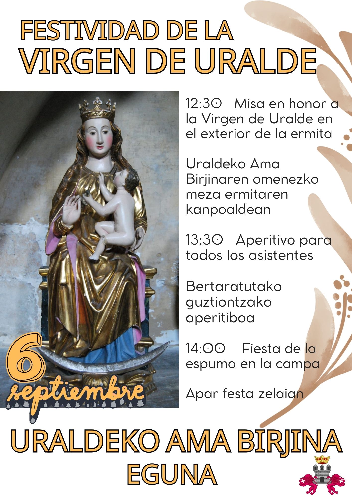 Festividad Virgen de Uralde/ Uraldeko Ama Birjinaren eguna