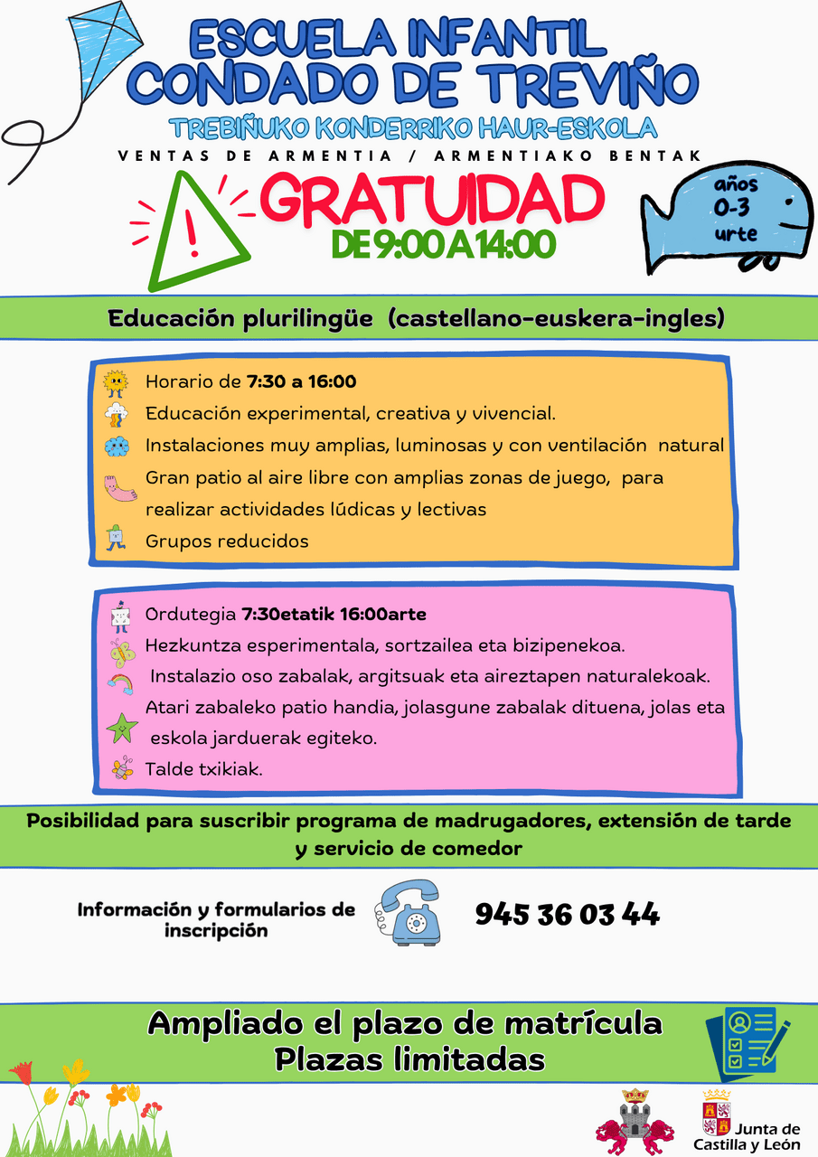Escuela de Primer Ciclo de Educación Infantil de Condado de Treviño (0 a 3 años) / Trebiñuko Konderriko lehen zikloko Haur Hezkuntzako eskola