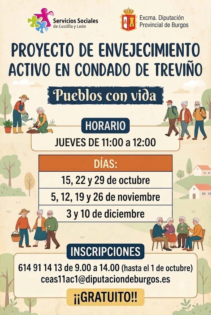 Proyecto de Envejecimiento Activo en Condado de Treviño